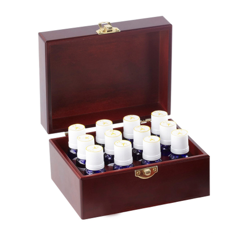 10ml精油 十二罐裝收納木盒